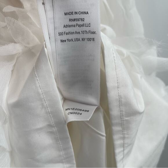 NEW AIDAN BY AIDEN MATTOX Dress Size 2 Tiered Halter Bridal Wedding Bride NWOT - Picture 14 of 16
